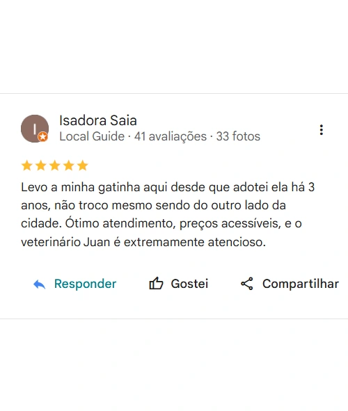 Avaliação 5 estrelas